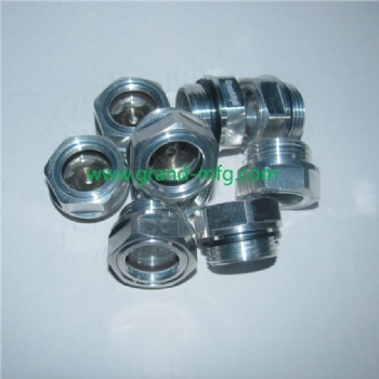 BSP 2 Inch o G 2 inch Aluminum Oil level Sight Glass plugs for Gearbox and Gear Moter